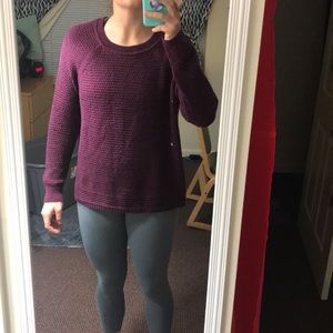 Knitted maroon Old Navy sweater
